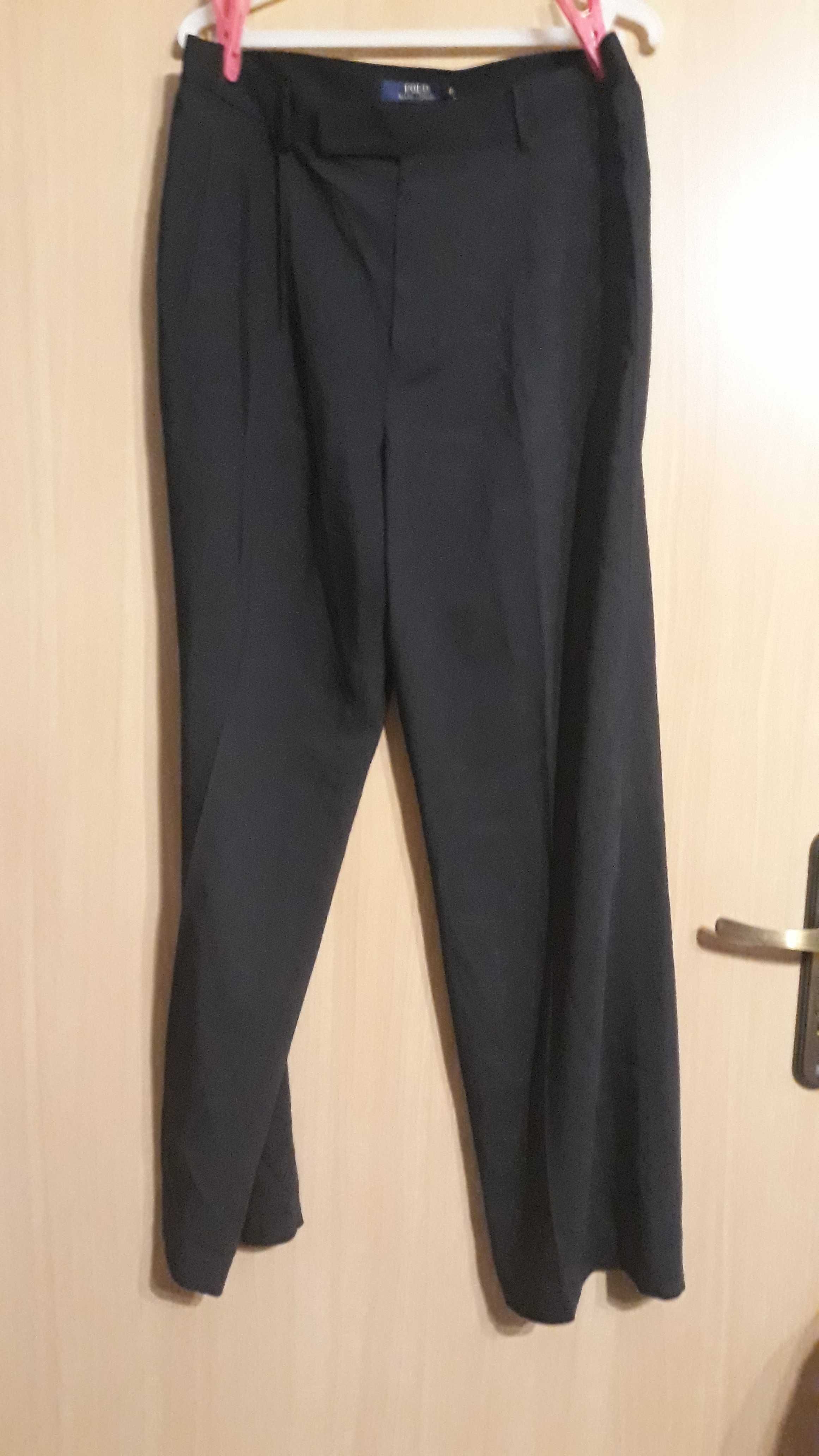 POLO RALPH LAUREN Nowe spodnie eleganckie czarne ,z metką