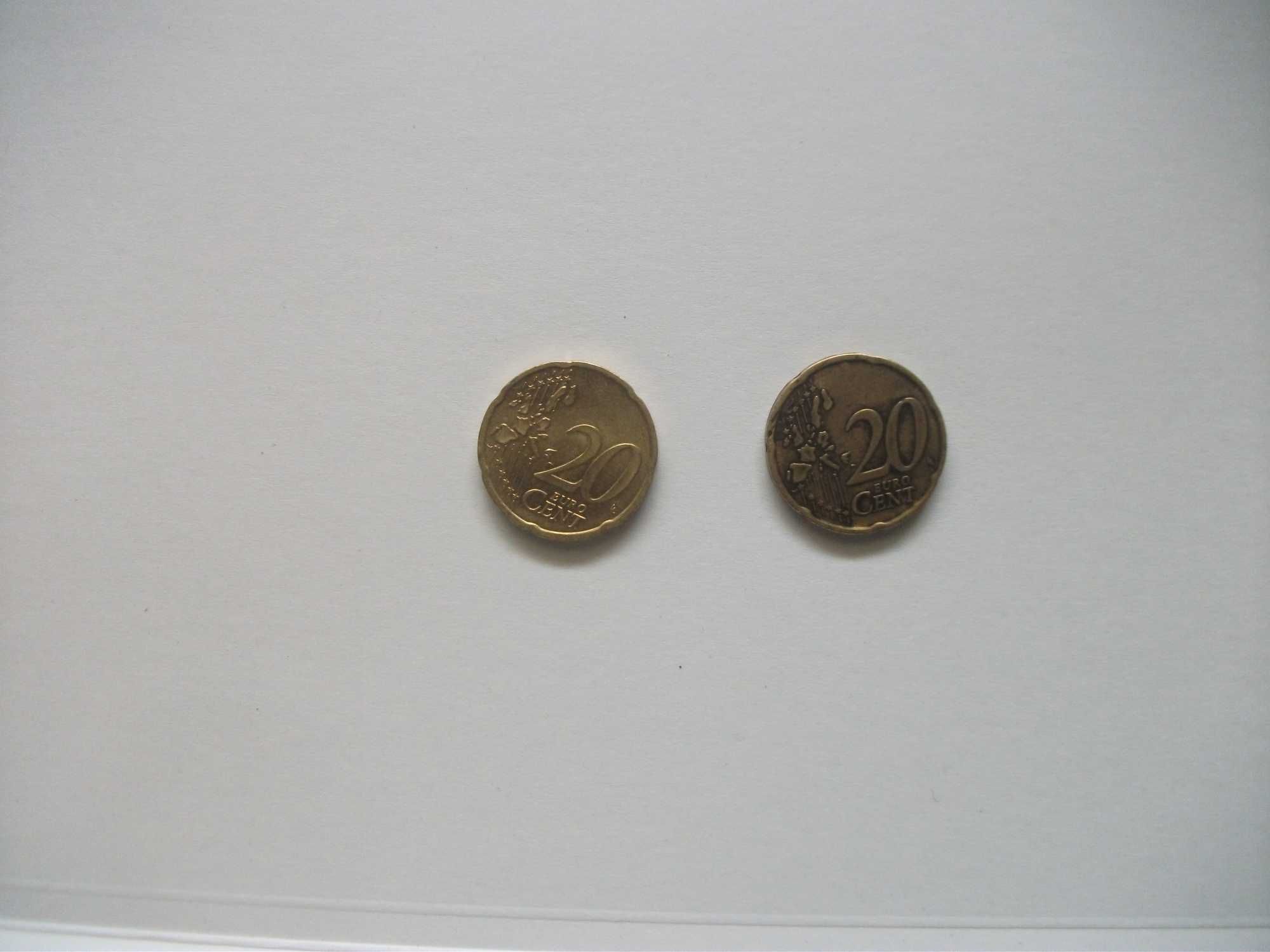 20 Euro cent 2002 Italia Włochy inny stop