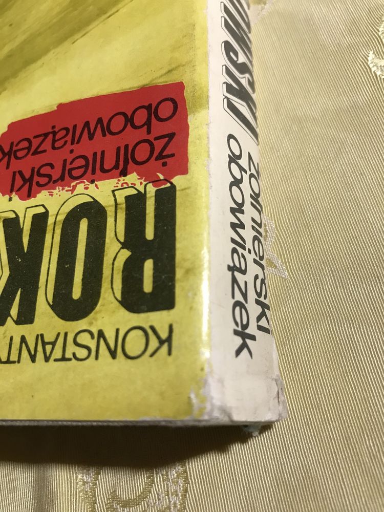 Książka Konstanty Rokossowski Żołnierski obowiązek wojsko biografie