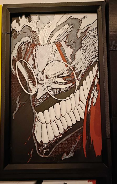 Quadro em relevo - Dandadan - Okarun