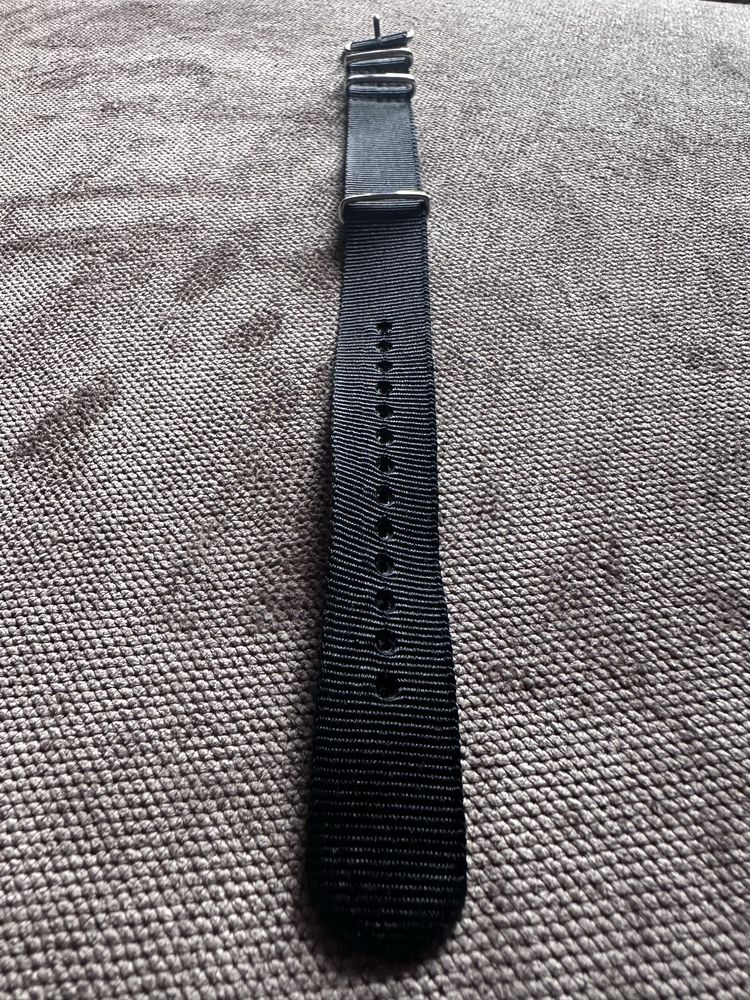 Pasek Nato 20mm czarny nowy Black seiko citizen