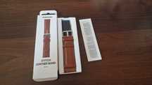 Samsung pasek stitch leather band 22 mm nowy brązowy