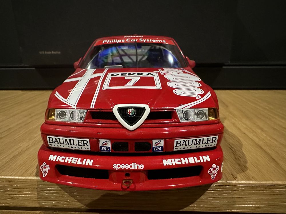 Autoart Alfa Romeo 155 V6 TI DTM Winner 1993 Nannini #7