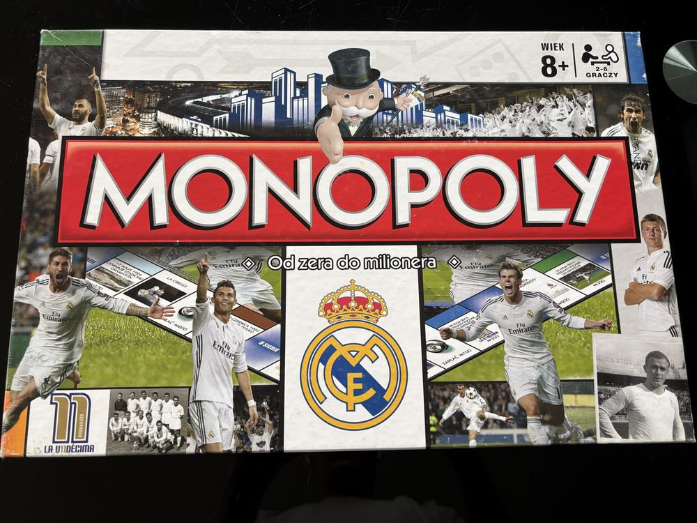 Gra Planszowa Monopoly Edycja Real Madryt