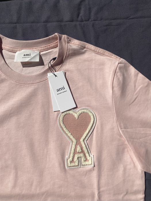 Tshirt Ami Paris rosa claro