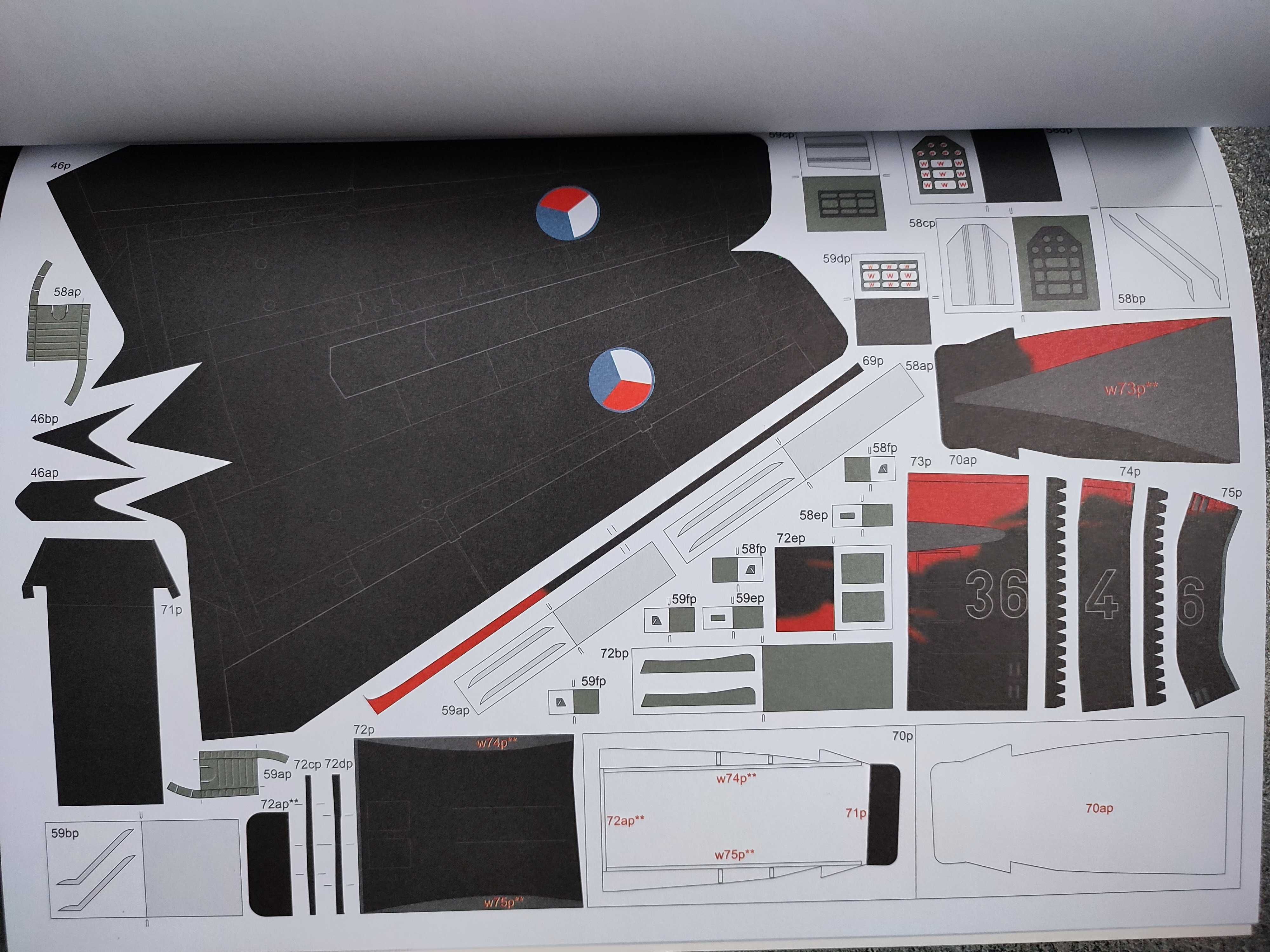 Model kartonowy:  MSModel 015: samolot MiG-23 MF "Hell Fighter"