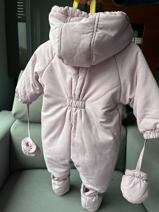 Wiosenny Kombinezon Niemowlęcy Polarowy, Rozmiar 62 cm (0-3 miesiące)