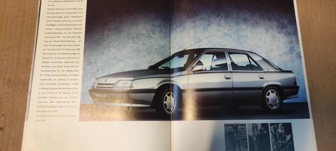 Prospekt Renault z 1992 roku