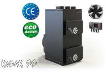 KOZAK 22 - Piec nadmuchowy 19 kW, kotłówka 6 i 10mm, CE, Ecodesign