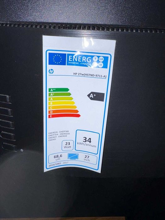 Monitor HP 27w Full HD 27" IPS LCD