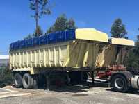 Banheira semi-trailer basculante