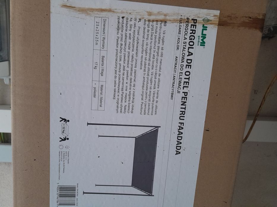 Sprzedam pawilon ogrodowy 2.5x2.5x2.5 nowy