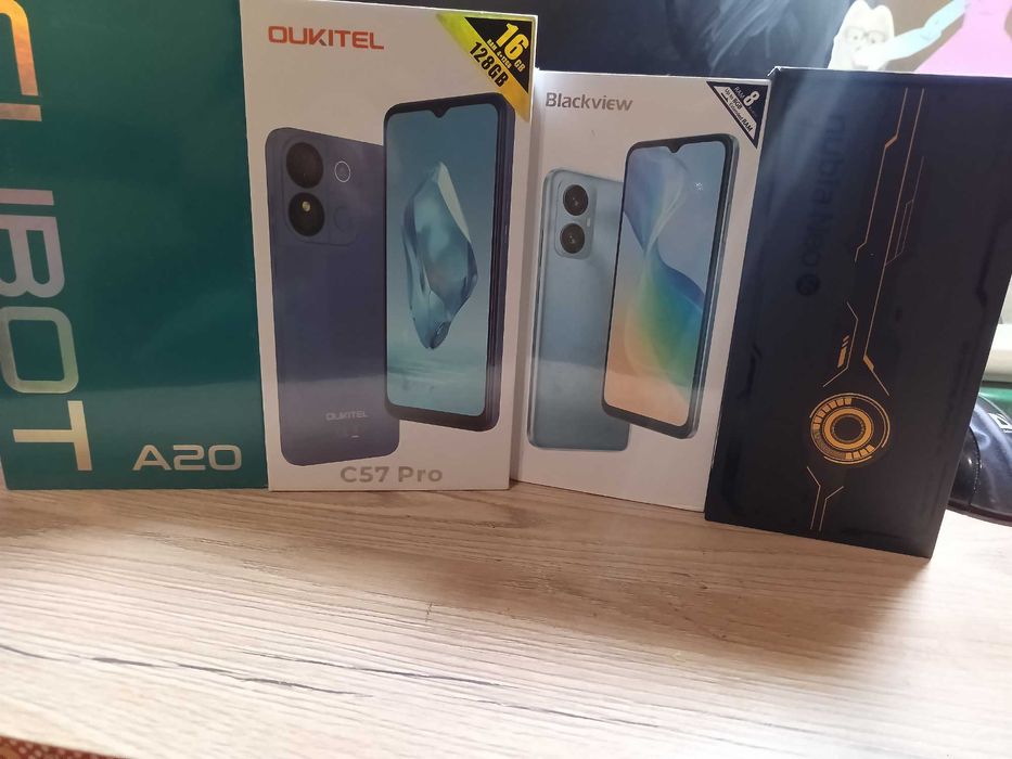 Продам новІ  Cubot a 20\ Blackview A52 Pro\  OUKITEL C57