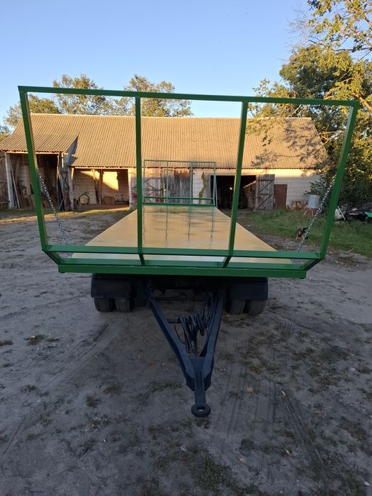 Przyczepa Bdb Sta 8,65x2,54 laweta do bel mocna i zdrowa niska resor