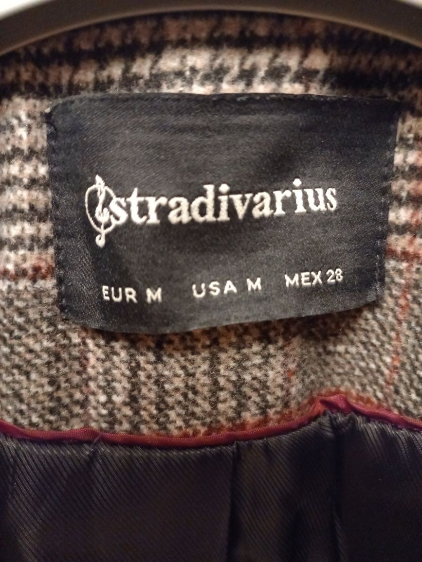 Пальто класичне шерстяне Stradivarius