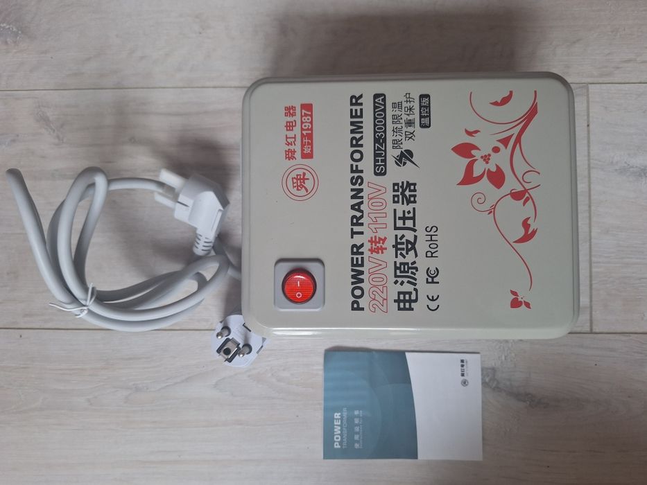 220Vна110V 3000W Трансформатор-перетворювач,адаптер-преобразователь