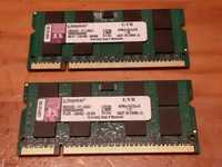 Memória Ram 4GB = 2 x KVR667D2S5/2G