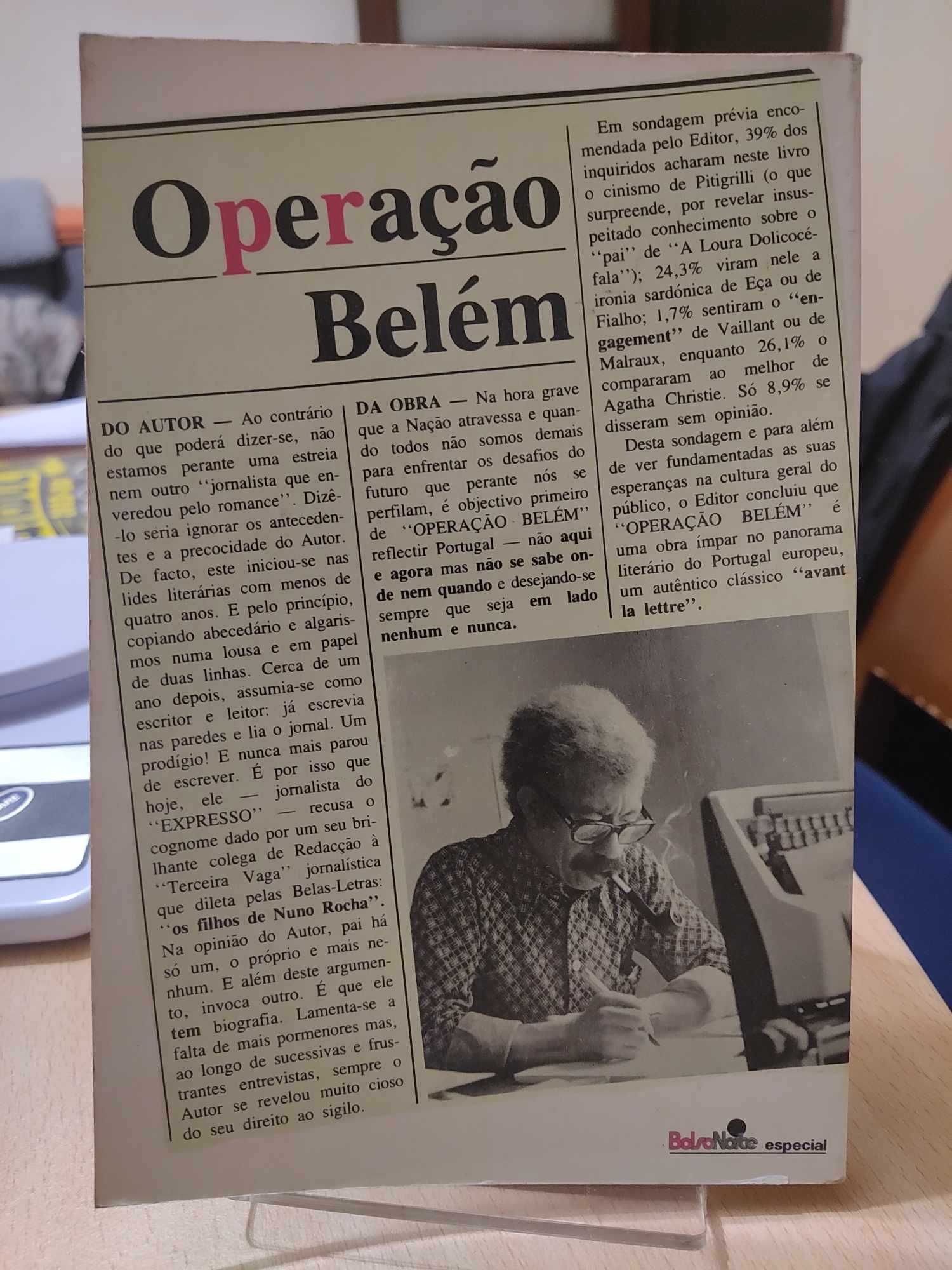 Livro “Operação belém”