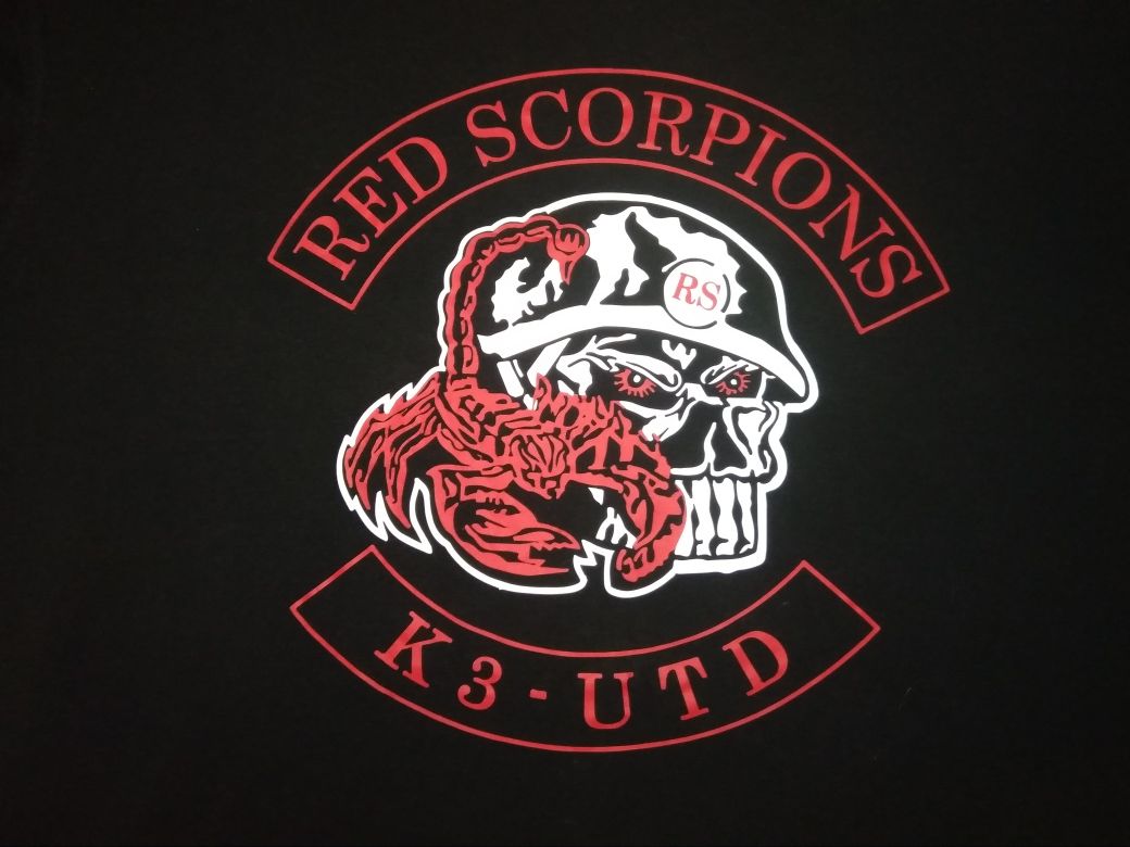 Футболка Red Scorpions "поддержка экипажа.." .