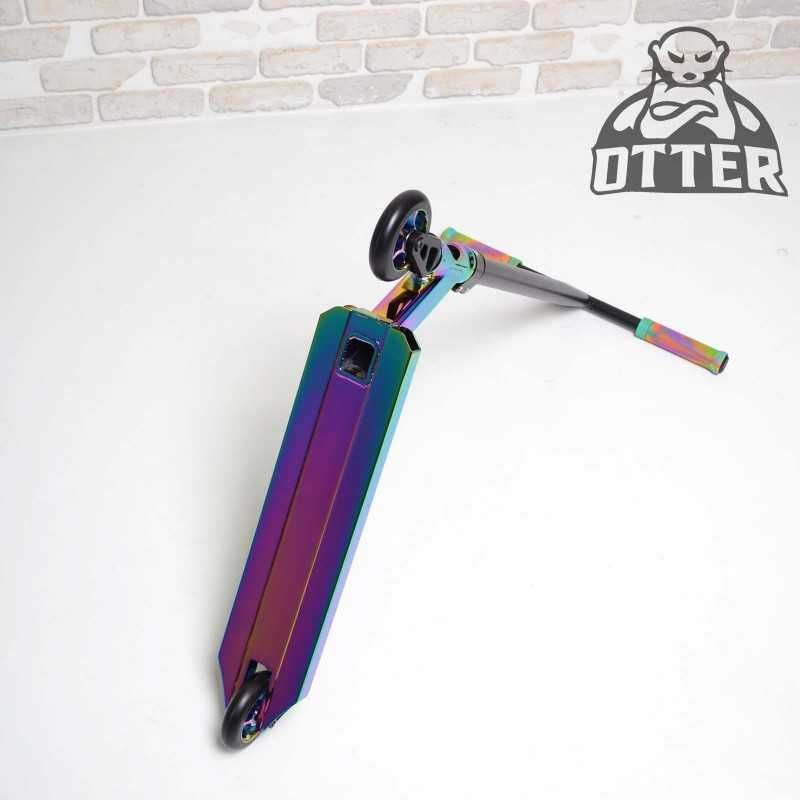 Самокат трюковый КИЕВ OTTER H09 Neo-chrome   • для трюков экстрима