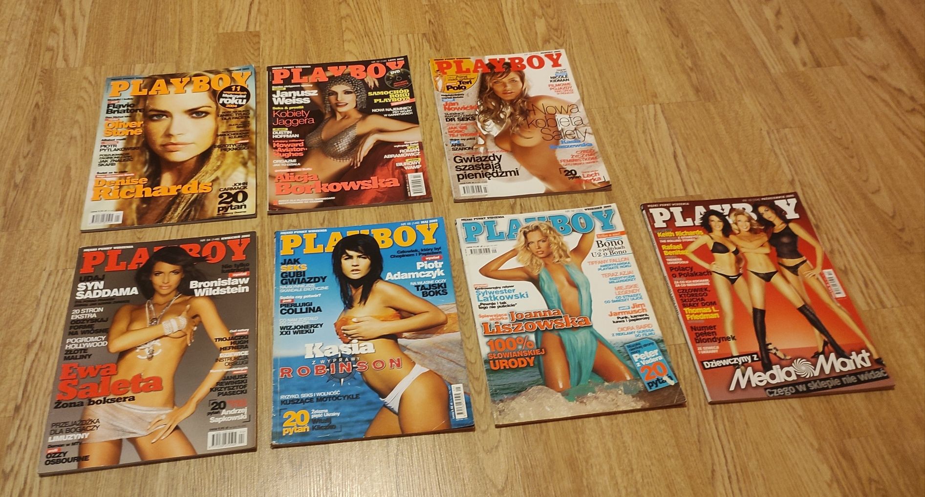 Playboy magazyn 7 numerów 2005