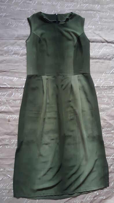 Zielona długa letnia sukienka M/L 38/40
