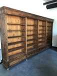 Biblioteczka rustykalna z litego drewna sosnowego - Niepowtarzalna!
