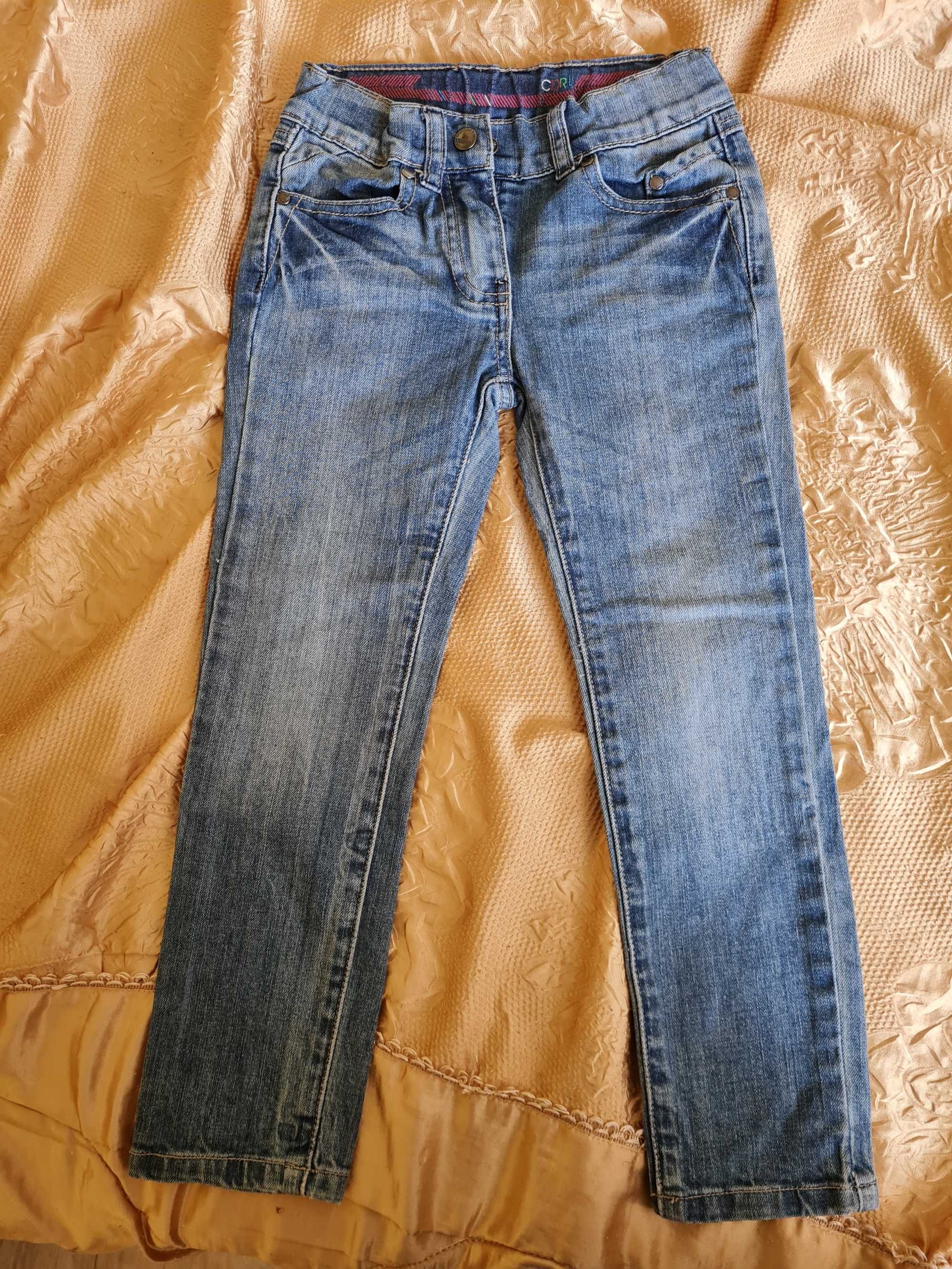 Spodnie jeans dla dziewczynki rozm. 104