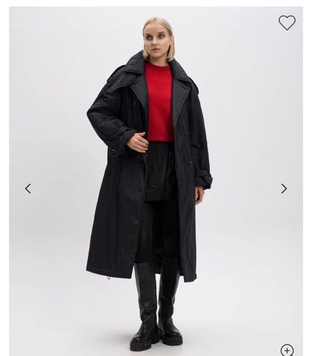 Жіночій утеплений плащ