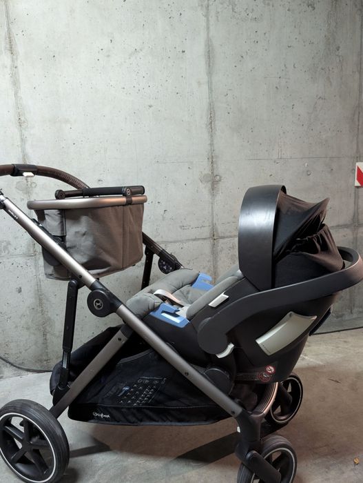 Carrinho CYBEX Gazelle S +Babycoque CYBEX Aton 5