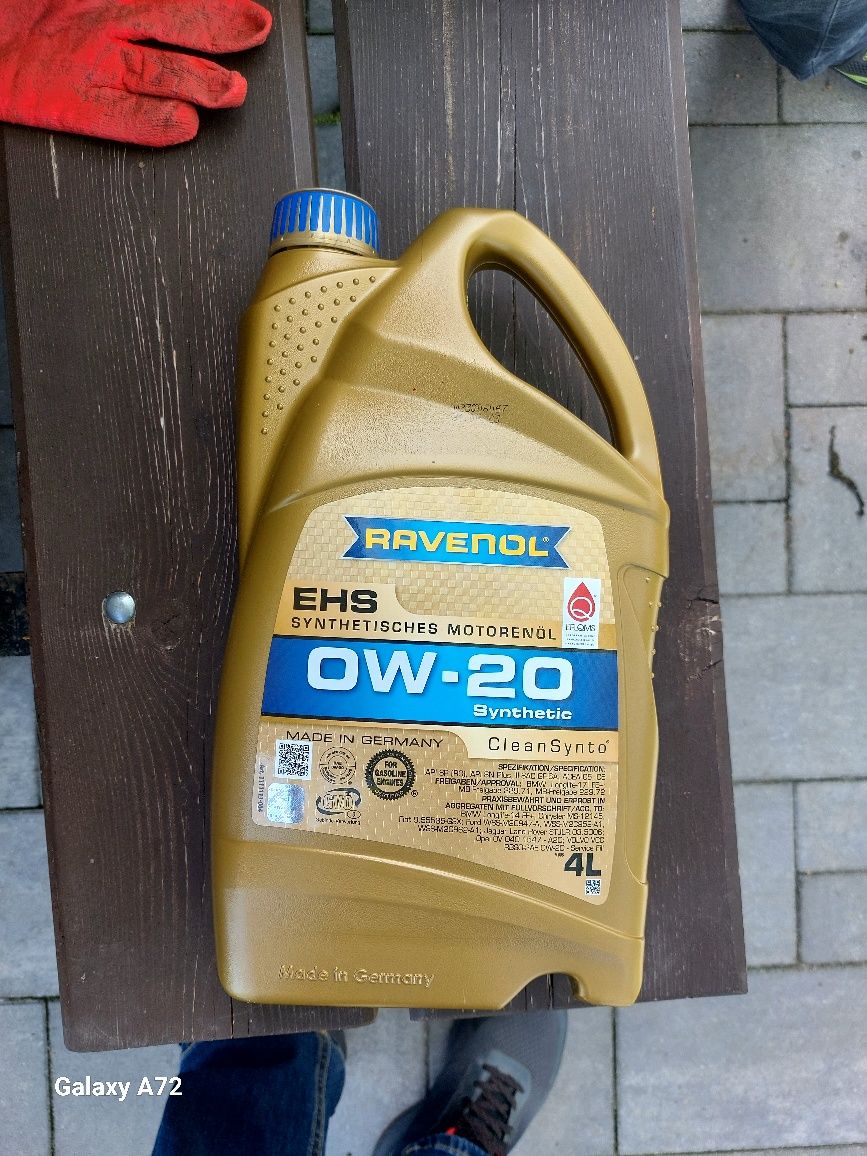 Olej Ravenol OW-20 do silnika benzynowego