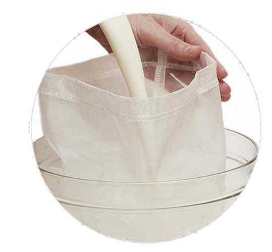 Woreczek do mleka roślinnego nut milk bag 10x15 cm