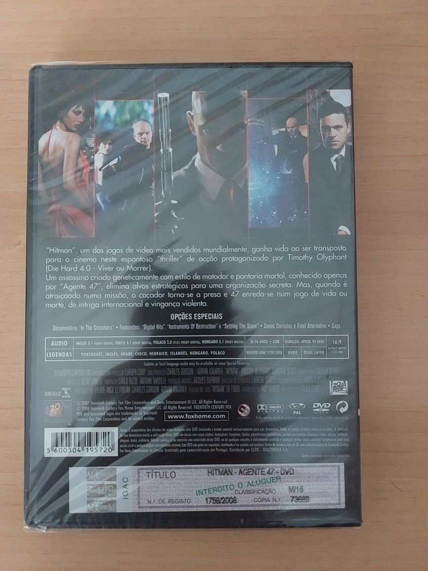 DVD NOVO / Original / SELADO - Hitman Agente 47