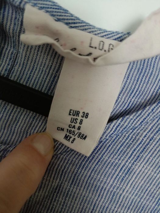 Bluzka ciążowa jasnoniebieska