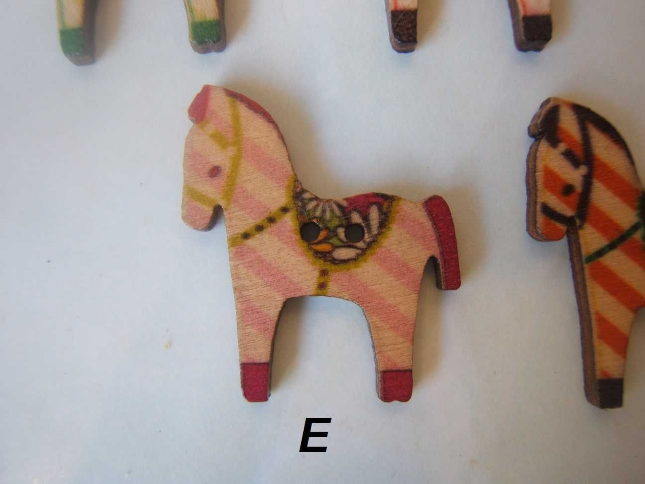 Cavalos de madeira - para artesanato