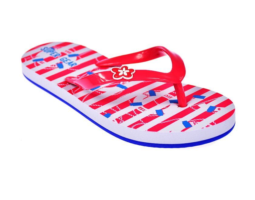 Japonki dziecięce klapki plażowe B657 red rozmi 29