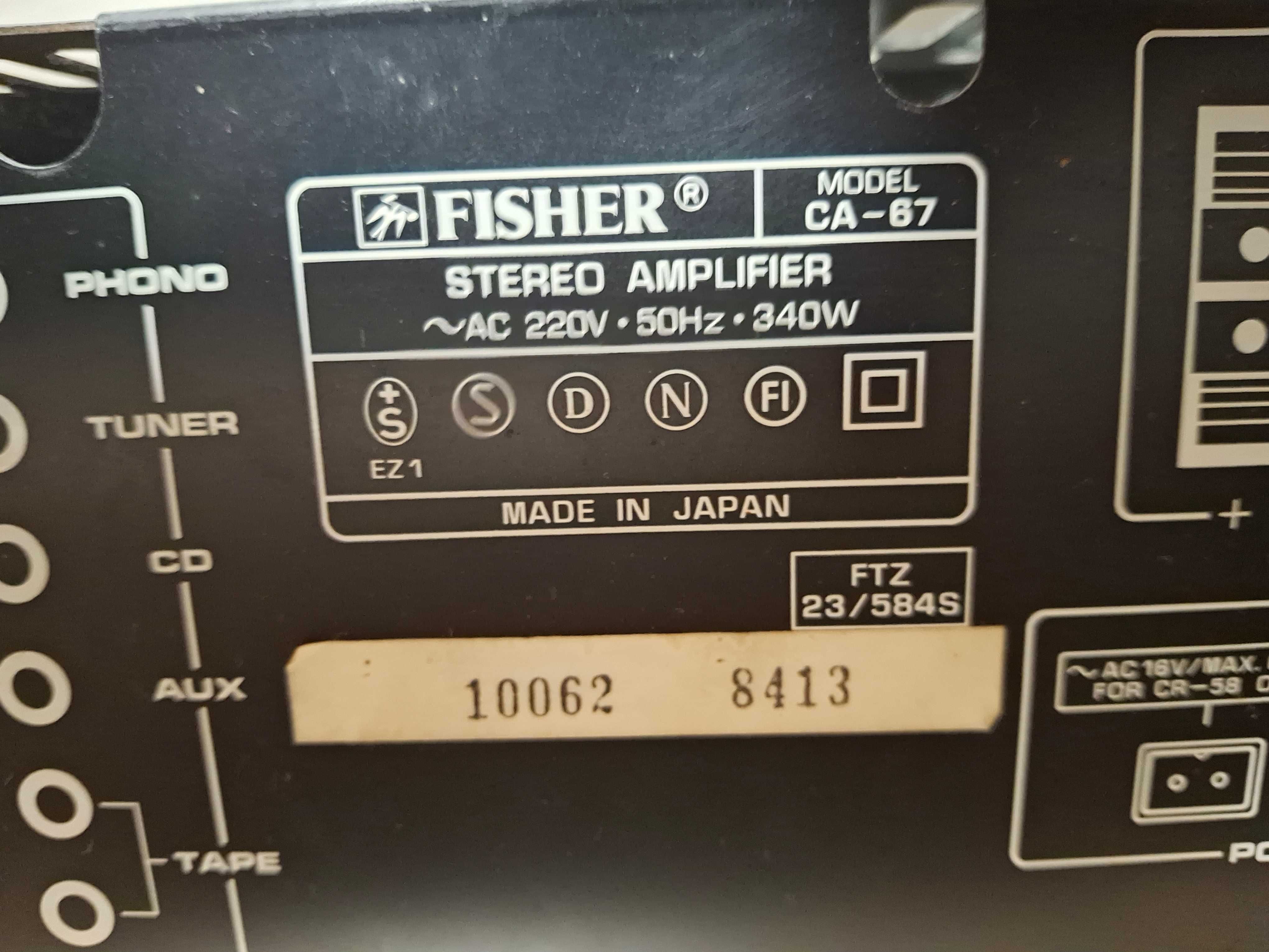 Wzmacniacz Fisher CA-67