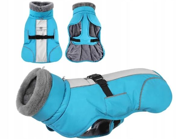 Konvinit Płaszcz Dla Psa, Wodoszczelny, Odblaskowa Kurtka Rozmiar: Xl