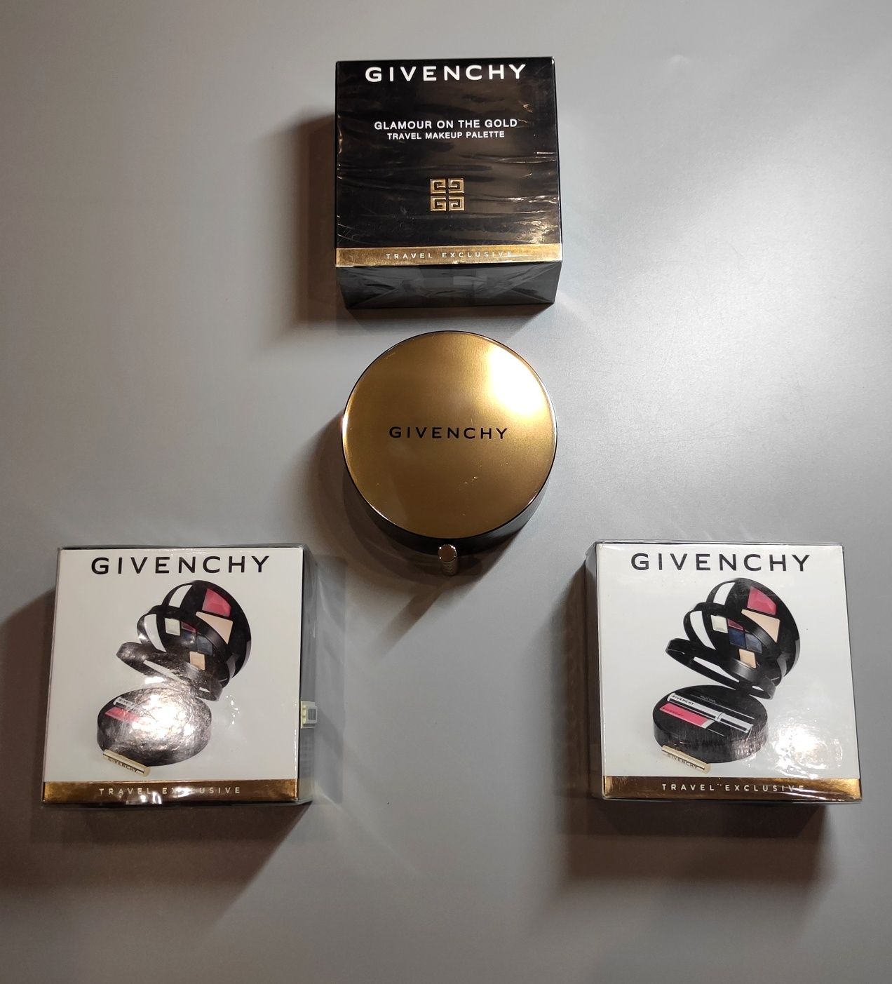 Givenchy косметичний набір Glamour On The Gold тіні, туш помада