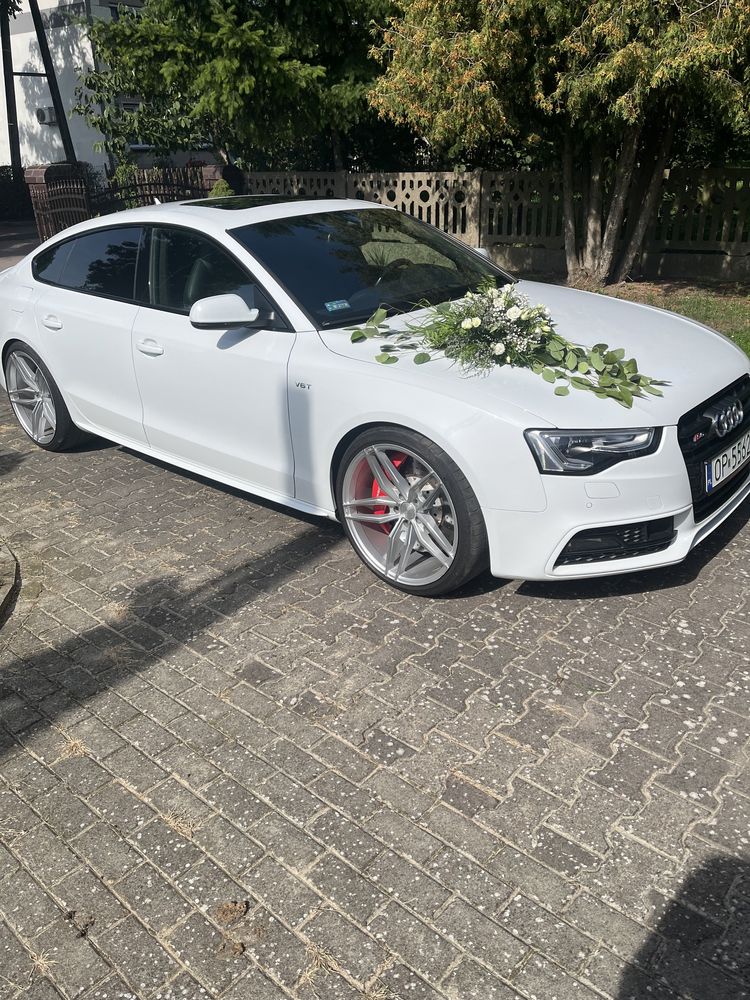 Audi S5 sportback - wynajem auta do ślubu