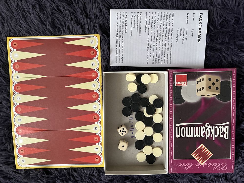 Gra planszowa backgammon jak nowa