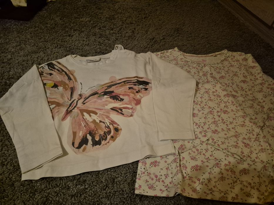 4 bluzeczki dziewczęce 98/104