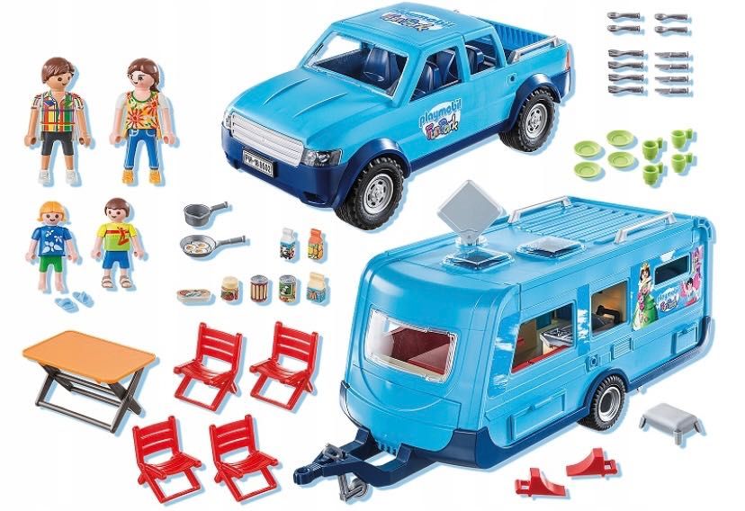 Nowy pick-up z Przyczepą Playmobil