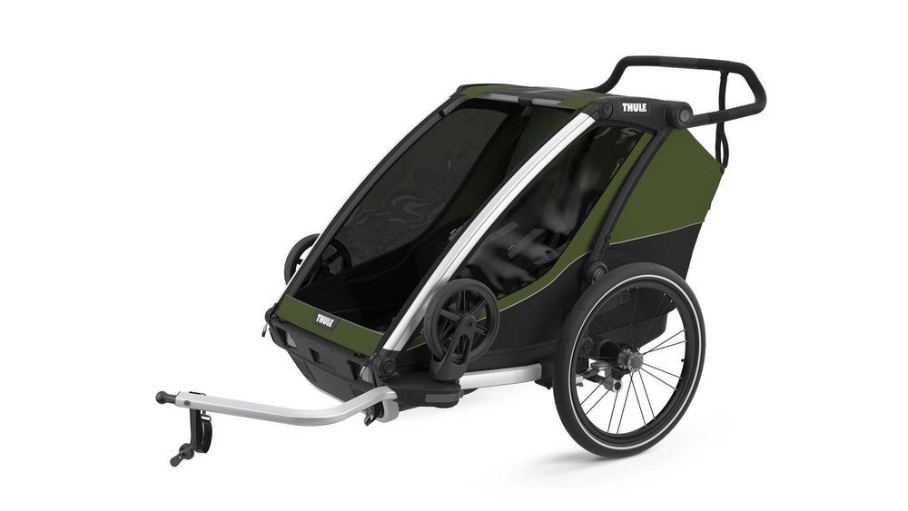 Przyczepka rowerowa THULE Chariot Cab CypressGreen - ciemny zielony