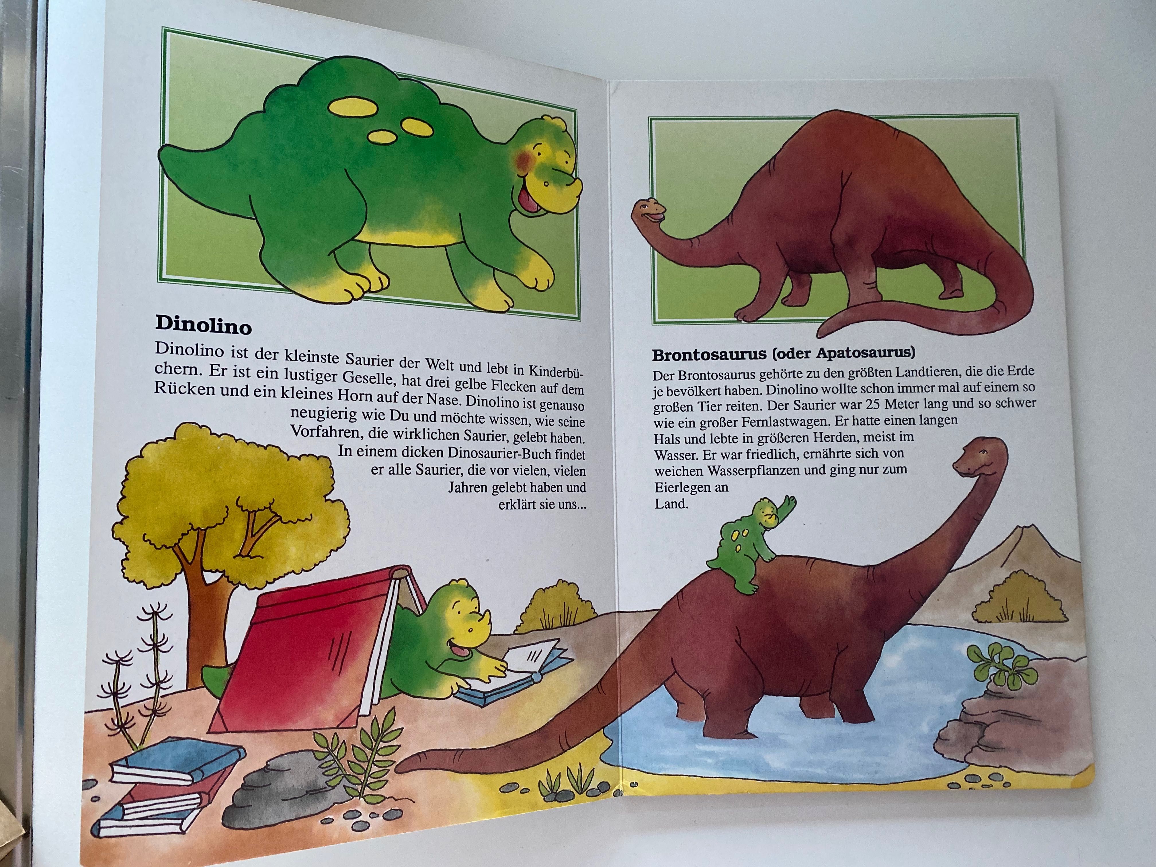 Książka dinozaury twarde kartki