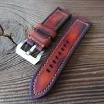 PROMOCJA1 Pasek do zegarka 26 mm handmade skóra ręcznie robiony