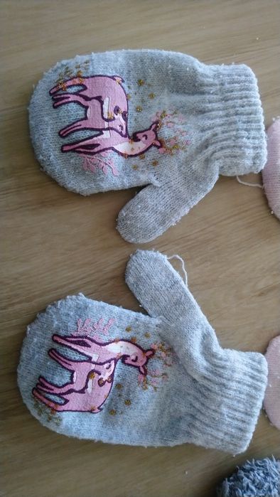 Rękawiczki małe jeden palec i czapka