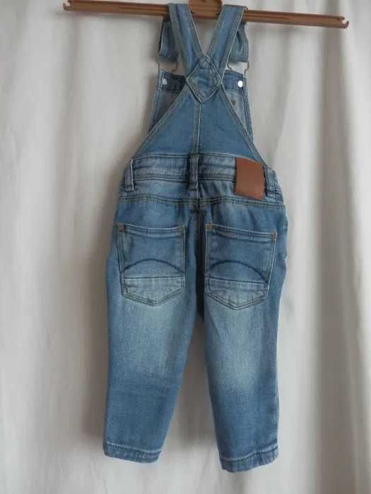 spodenki ogrodniczki dziecięce rozmiar 74