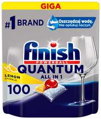 Finish tabletki do zmywarki quantum Lemon 100 sztuk