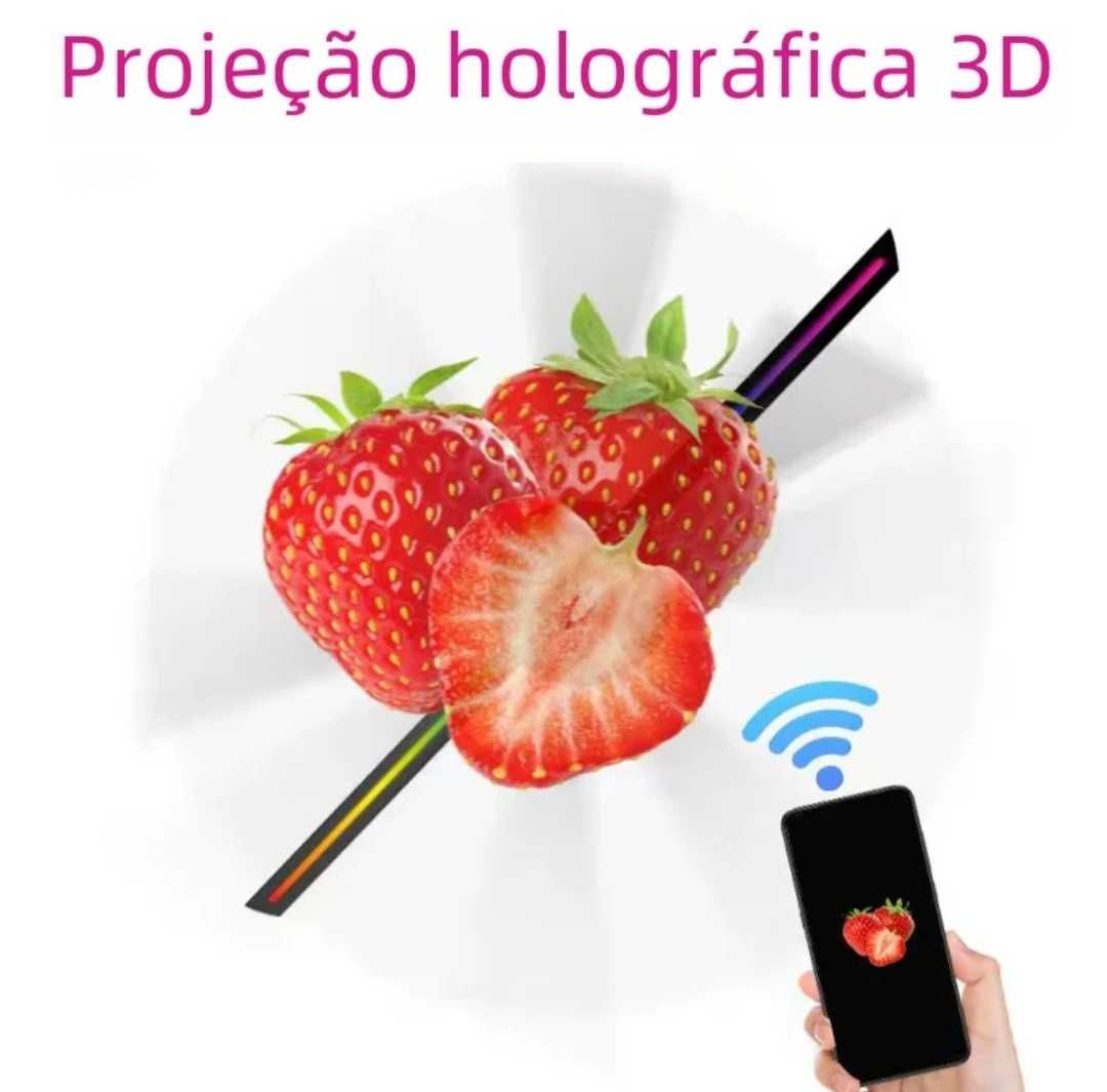 Projeção holográfica 3d